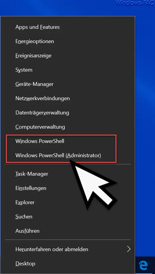 Call up PowerShell with a key combination