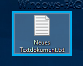 Windows 10 blue frame desktop shortcut