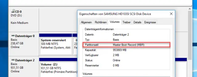 Master Boot Record (MBR)