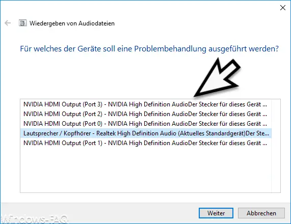 Troubleshoot for which of the devices