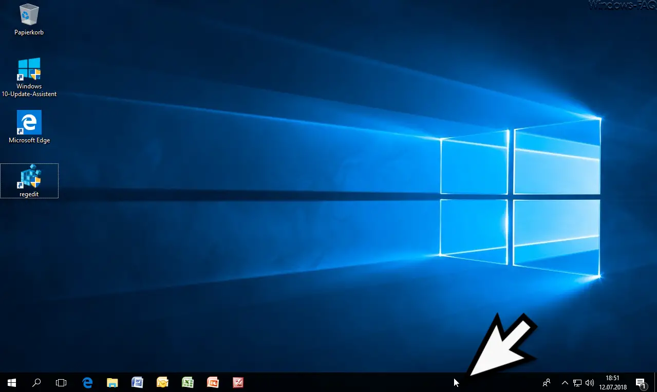 Show Windows taskbar