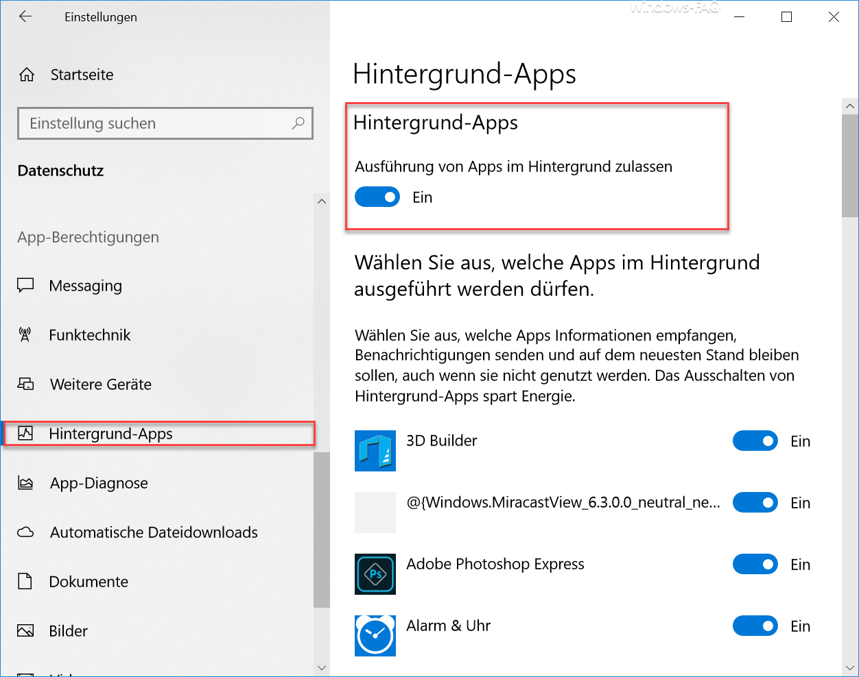 Disable running apps in the background on Windows 10 - HowPChub