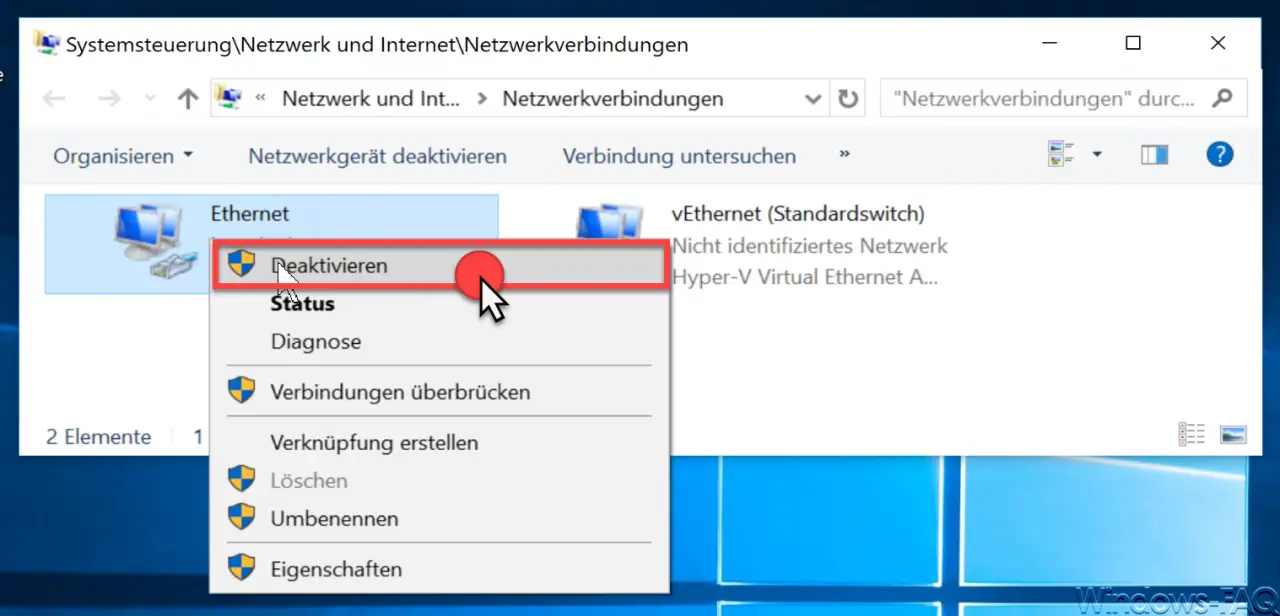 Disable network connections ncpa.cpl