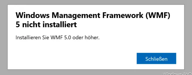 Windows Management Framework (WMF) 5