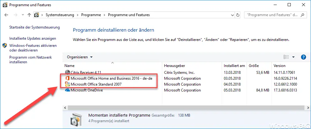 Office 2007 and Office 2016 installed at the same time