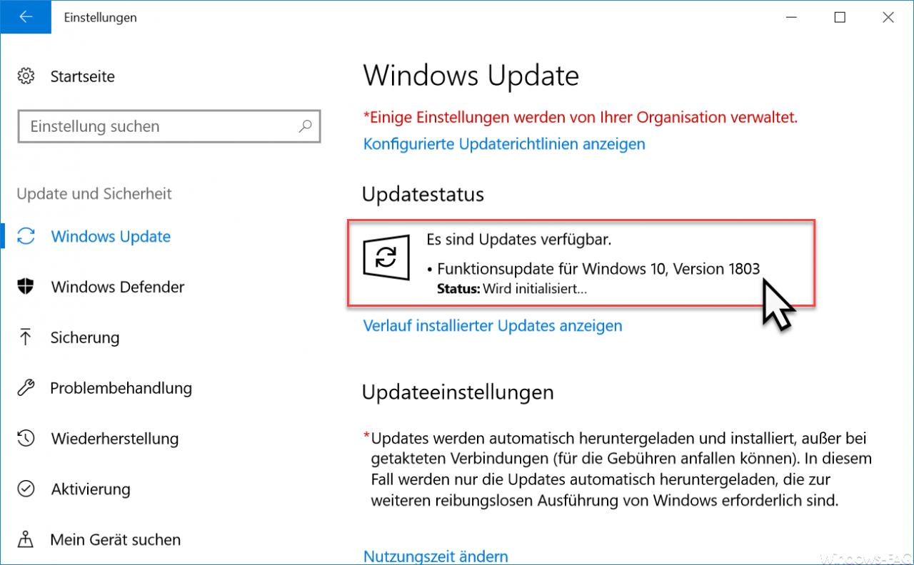 update windows 10 version