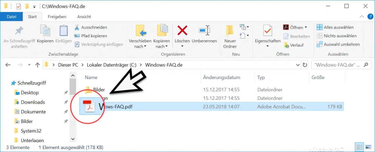 Adobe Acobat Icon in File Explorer