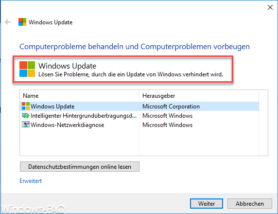 Solve problems that prevent Windows from updating.