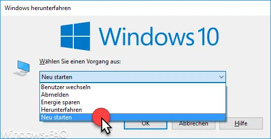 Restart Windows 10