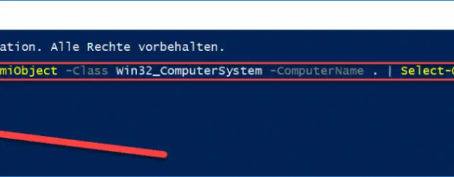 Read system type via PowerShell