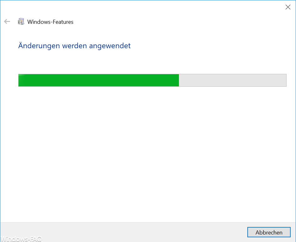 Hyper-V changes are applied