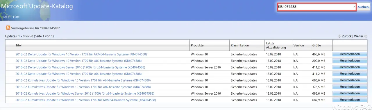 KB4074588 download