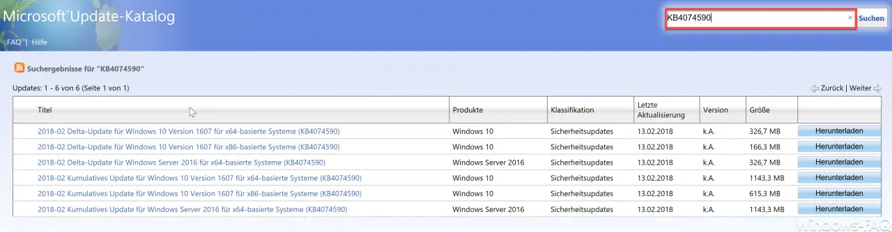 KB4074590 download