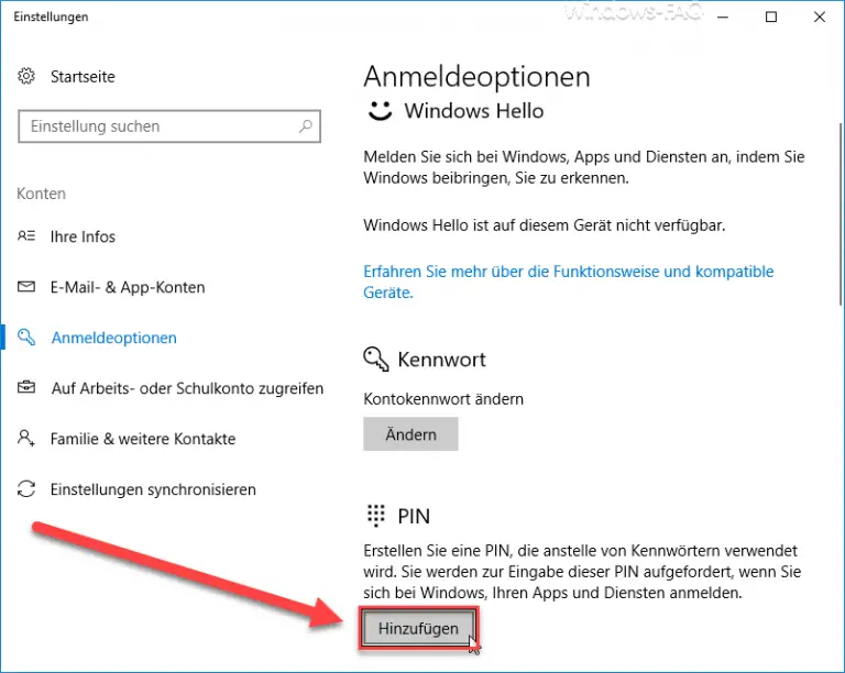 Set up login with PIN in Windows 10 HowPChub