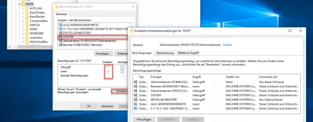 Reset root rights