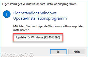 Update KB4073290