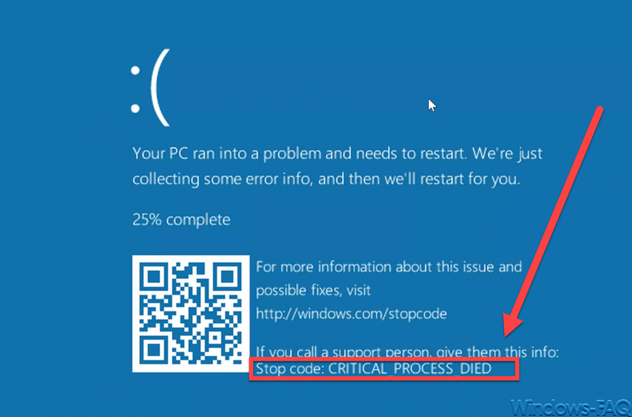 Critical process died windows 10. Critical System died.