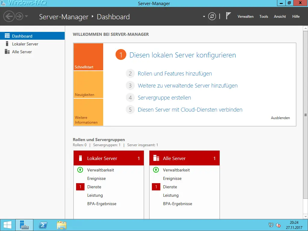 Server Manager Windows Server