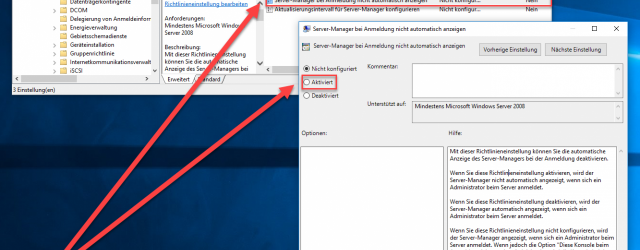 Do not automatically show Server Manager when logging in