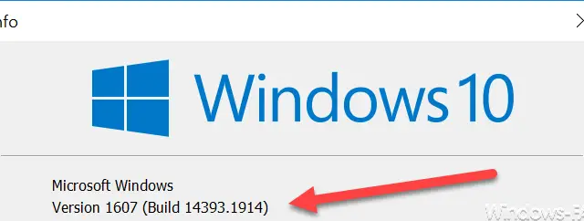 Version 1607 build 14393.1914