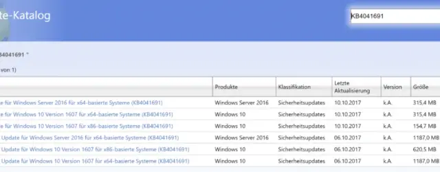 KB4041691 downloads