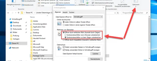 Open Windows Explorer files with just one click