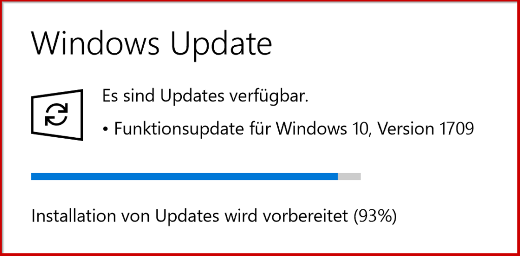 Function update for Windows 10 version 1709