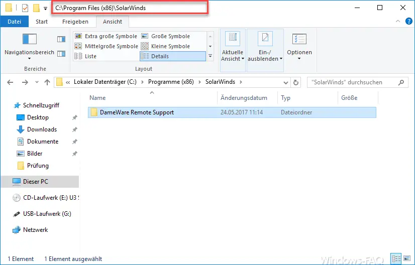 Show complete folder name in Windows Explorer