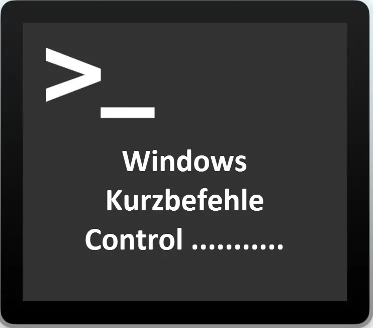 Windows Control shortcuts