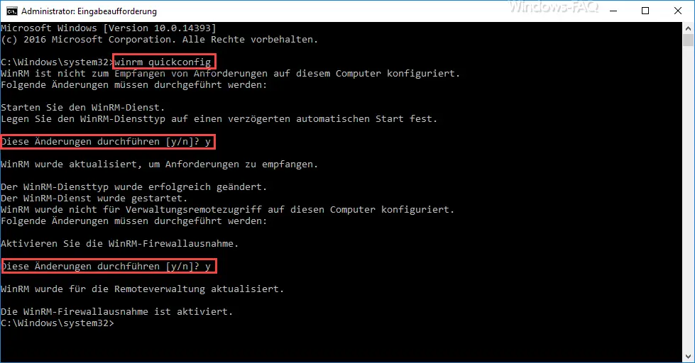 winrm quickconfig