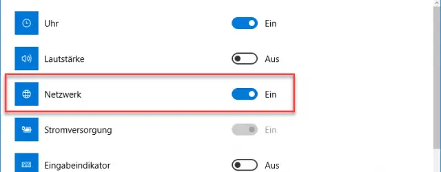 Hide network system icon