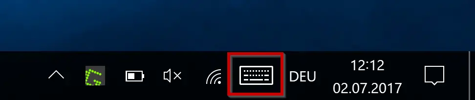 Remove The On Screen Keyboard Icon From The Windows 10 Taskbar Howpchub