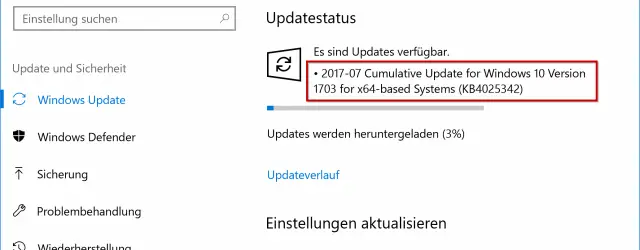 KB4025342 Cumulative Update for Windows 10 Version 1703