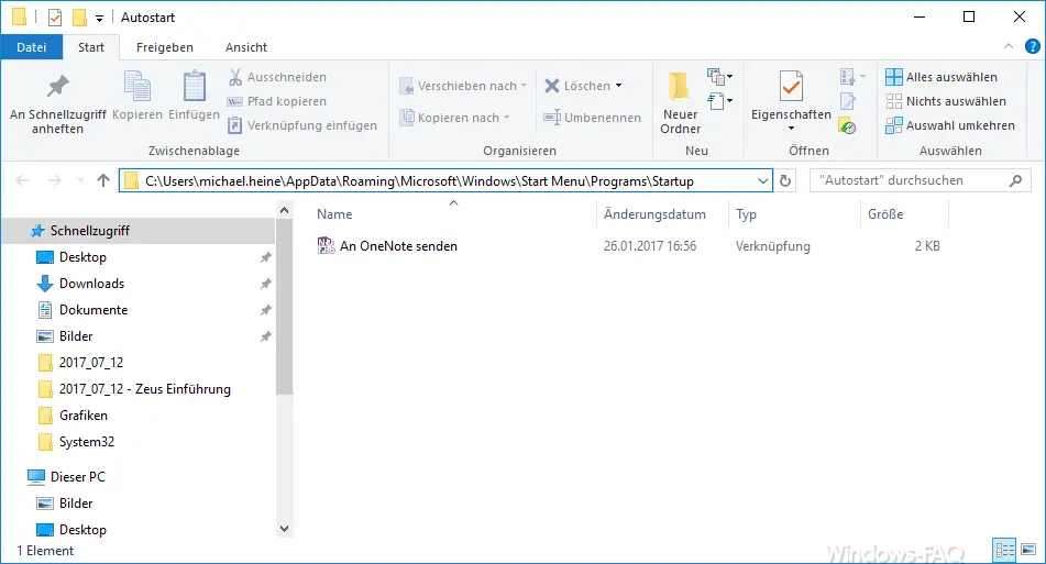 autostart windows 10 program