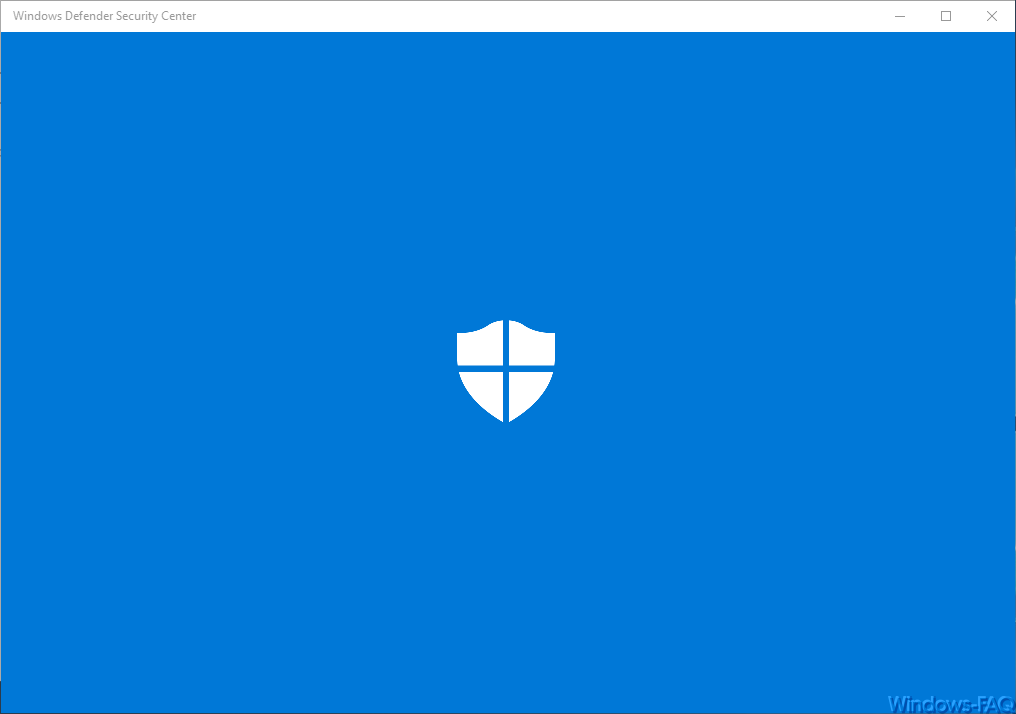 Windows Defender Security Center disabled