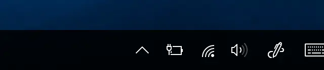 Windows 10 taskbar without date and clock