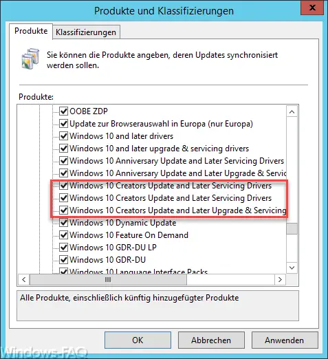 Distribute Windows 10 Creators Update via WSUS