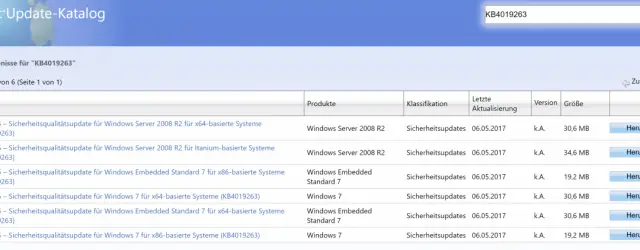 KB4019264 and KB4019263