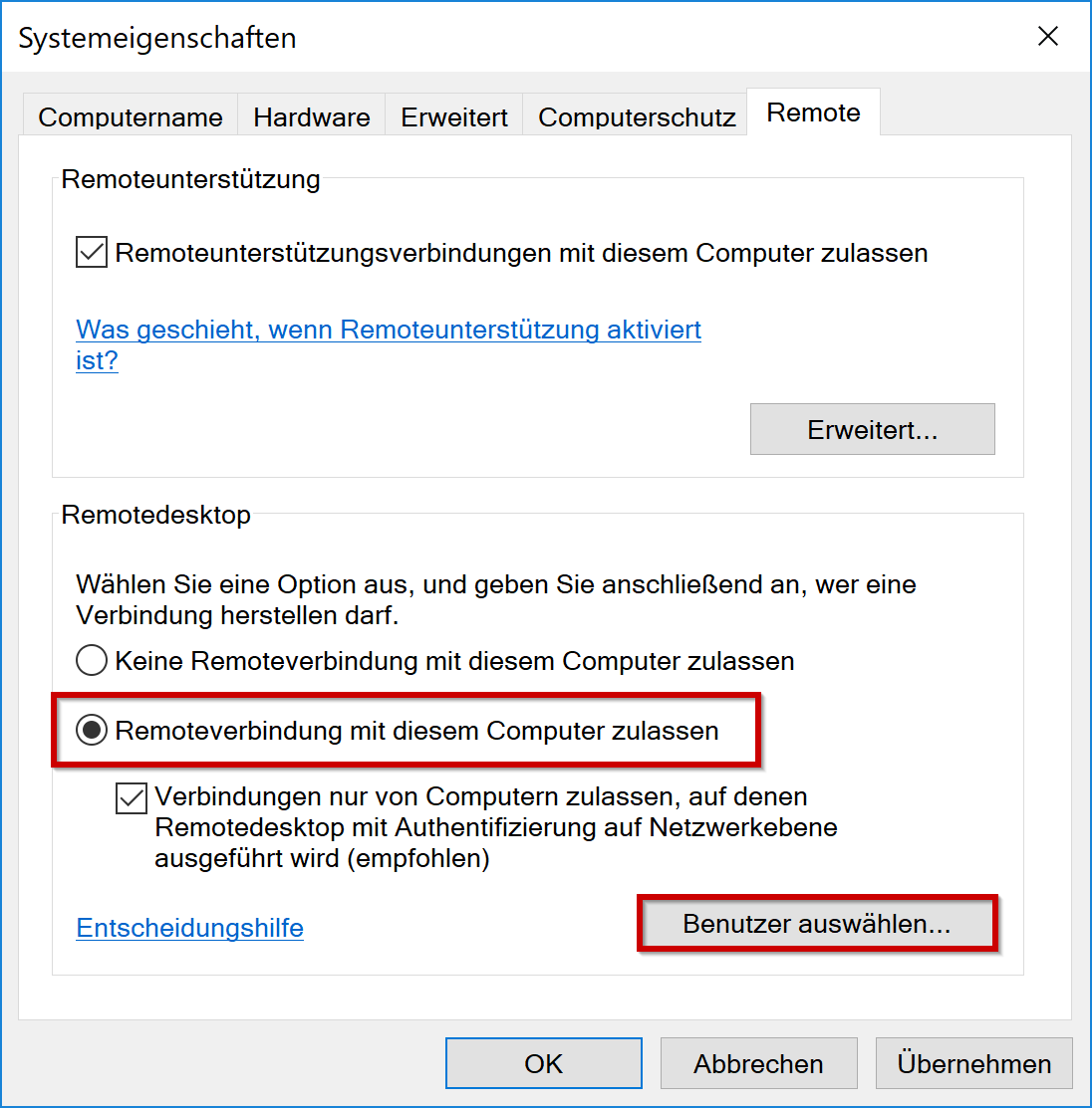 remote connection manager windows 10