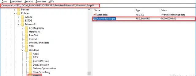 AllowEdgeSwipe Registry