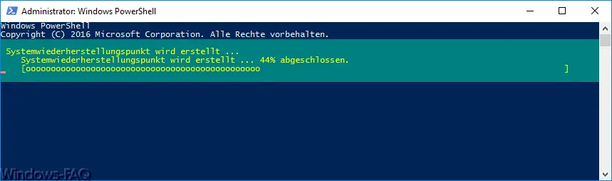 Create Windows 10 system restore point using PowerShell - HowPChub