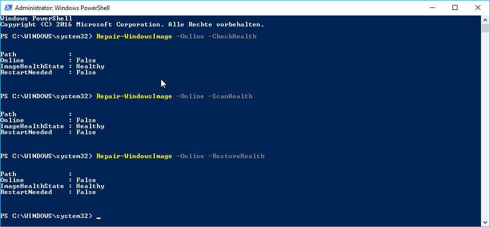 dism-powershell commands