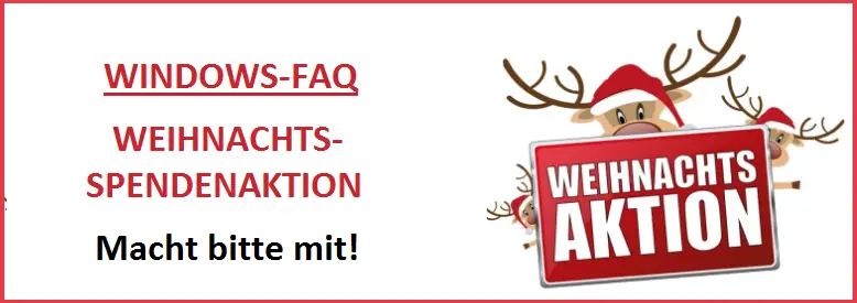 windows faq christmas fundraiser