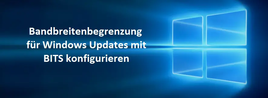 configure bandwidth-limit-for-windows-updates-with-bits