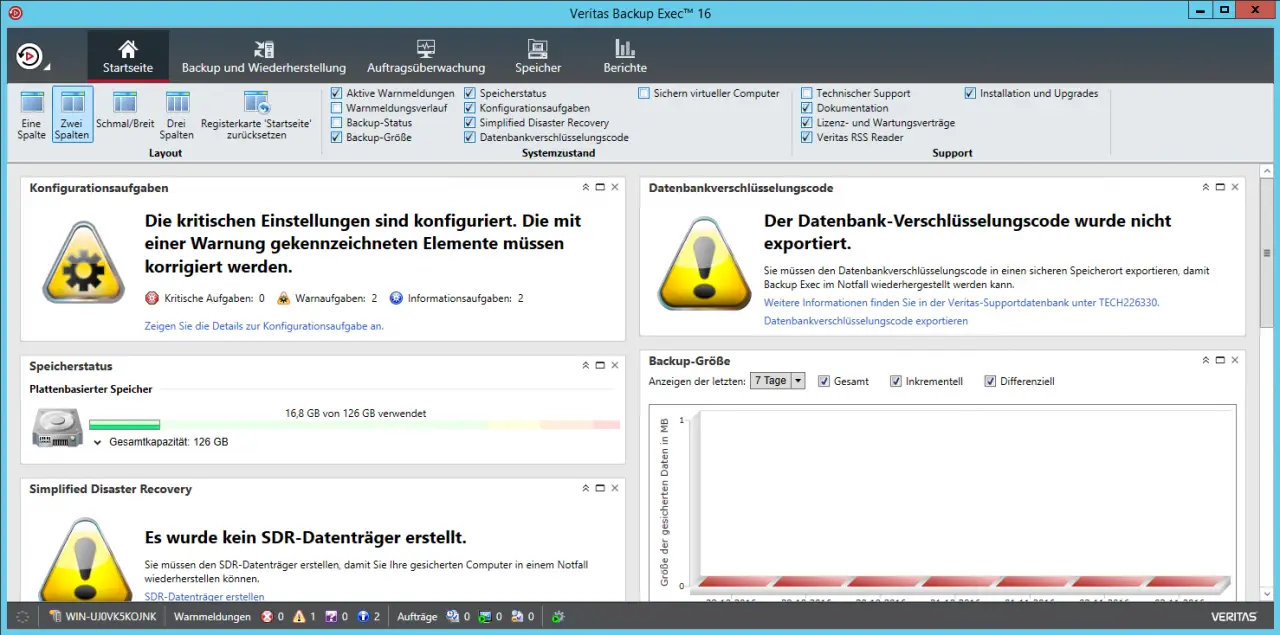 backup exec 16 backup of office 365 data