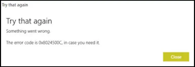 0x8024500c error code windows update