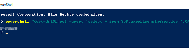 Query Windows product key with Powershell