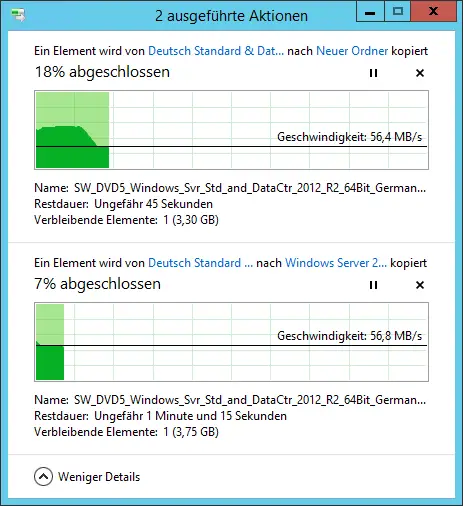 Receive network performance data