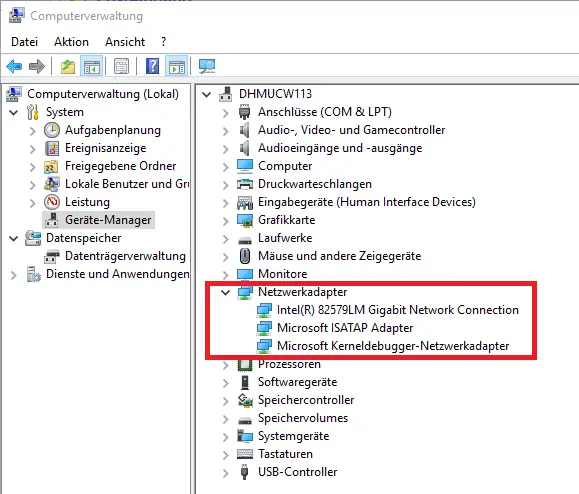 dozens of isatap device mgr