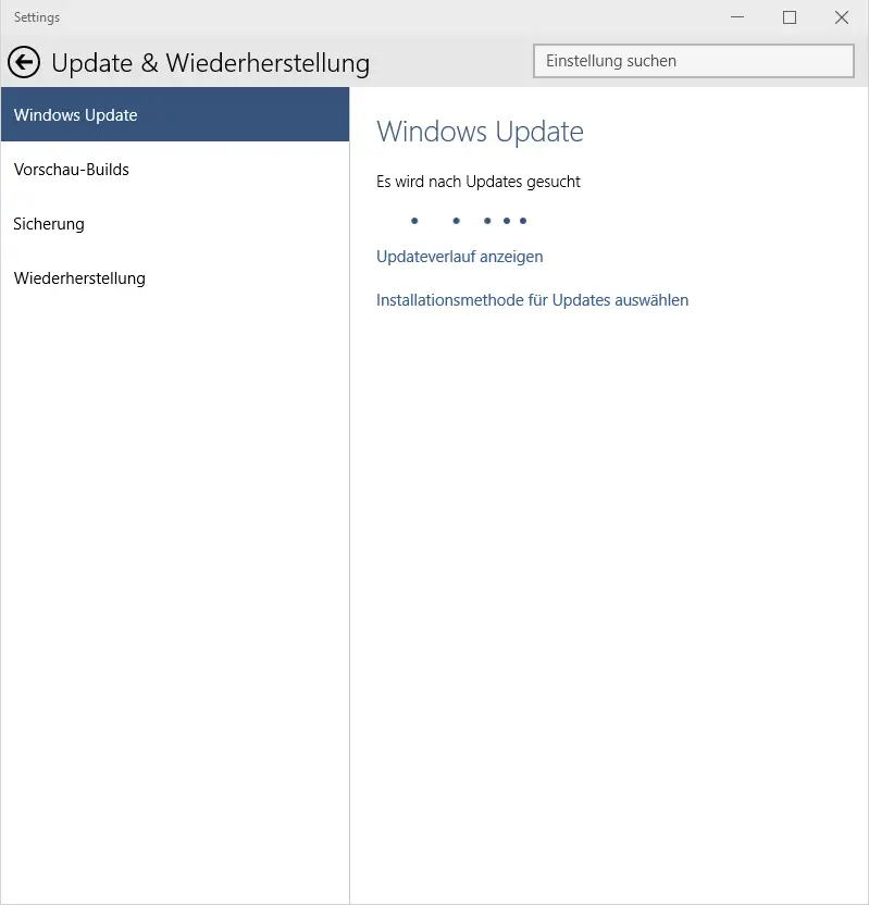 Windows 10 check for updates